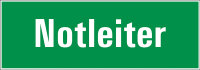 SR21 Rettungszeichen &quot;Notleiter&quot;