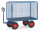 Handpritschenwagen mit Drahtgitterw&auml;nde (1000 mm hoch), 1600 x 900 mm