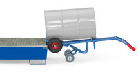Fasskarre 300 kg, mit 2 St&uuml;tzr&auml;dern