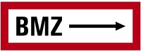 SB46 Brandschutzzeichen &quot;BMZ Richtungsangabe&quot;