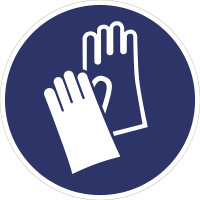 SG04 Gebotszeichen &quot;Handschuhe benutzen&quot;