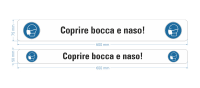 Warnband &quot;Coprire bocca e naso!&quot;, St&uuml;cke