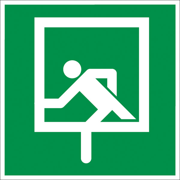 SR17 Rettungszeichen &quot;Notausstieg&quot;