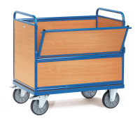 Holzkastenwagen 600 kg, mit W&auml;nden und Boden aus Holz