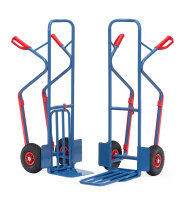 Paketkarren 300 kg, H&ouml;he 1300 mm, mit Stahlblech-...