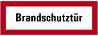 SB40 Brandschutzzeichen &quot;Brandschutzt&uuml;r&quot;