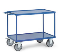 Tischwagen mit Stahlblech-Wannen bis 600 kg, mit 2...