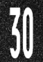&quot;30&quot; Markierung