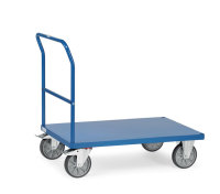 Schiebeb&uuml;gelwagen mit Blechplattform