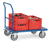 Schiebeb&uuml;gelwagen mit Blechplattform