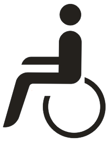Symbol &quot;Rollstuhlfahrer&quot;