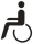 Symbol &quot;Rollstuhlfahrer&quot;