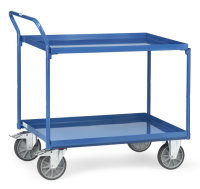 Tischwagen mit Wannen 400kg - Griff hochstehend