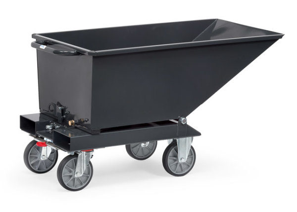 Muldenkipper 750 kg, 250 Liter Inhalt, anthrazitgrau