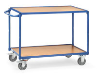 Leichte Tischwagen 300 kg, mit 2 B&ouml;den aus Holz,...
