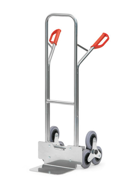 Alu-Treppenkarren 200 kg, dreiarmige Rad-Sterne