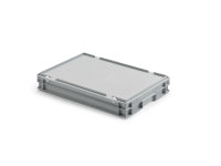 Eurobeh&auml;lter mit Deckel 600 x 400 x 75 Griff...