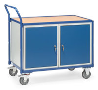 Leichte Werkstattwagen 300 kg, mit 2 Schr&auml;nken