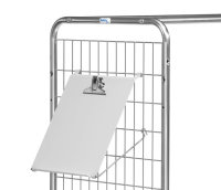 Schreibtafel f&uuml;r Kommissionierwagen In Stirnwand...