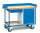 Werkstattwagen mit Arbeitsplatten 400kg, 1 Schrank und 1 Schublade