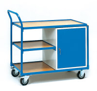 Leichte Werkstattwagen 300 kg, mit 1 Schrank und 3...