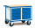 Schwere Werkstattwagen 600 kg, mit 1 Schrank und 4 Schubladen