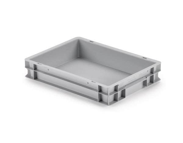 Eurobeh&auml;lter geschlossen 400 x 300 x 75 Griffe geschlossen