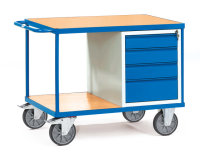 Schwere Werkstattwagen 500 kg, mit 4 Schubladen und 2...