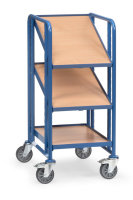 Eurokastenwagen 250 kg, mit 3 Etagenrahmen aus Holz