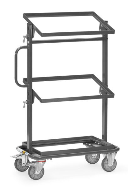 ESD-Beistellwagen 200 kg, mit offenem Rahmen, Ladefl&auml;chen neigbar