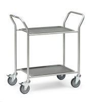 Servierwagen 60 kg, mit 2 B&ouml;den, herausnehmbare...