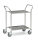 Servierwagen 60 kg, mit 2 B&ouml;den, herausnehmbare Tabletts
