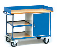 Werkstattwagen mit Arbeitsplatten 400kg,Umrandung