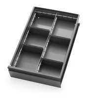 Schubladen-Einteilungs-Set - aus verzinktem Stahlblech,...