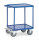 Tischwagen mit Stahlblech-Wannen 500 kg,mit 10 mm hohem Rand