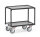 Etagen-Roller &quot;GREY EDITION&quot; 250 kg, mit 2 B&ouml;den aus Holz, mit Rand 15 mm