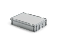 Eurobeh&auml;lter mit Deckel 400 x 300 x 75 Griff...