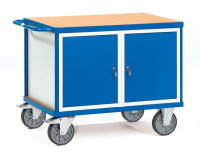 Schwere Werkstattwagen 600 kg, mit 2 Schr&auml;nken