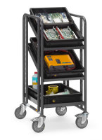 ESD-Eurokastenwagen 250 kg, mit 3 offenen Etagenrahmen...