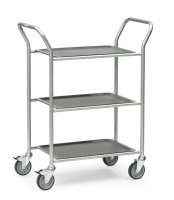 Servierwagen 100 kg - herausnehmbare Tabletts