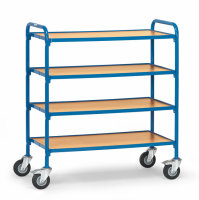 Beistellwagen 250 kg; mit Holzwerkstoffplatten