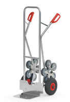 Alu-Treppenkarren 200 kg, f&uuml;nfarmige Rad-Sterne