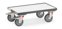 ESD-Eurokasten-Roller 250 kg, mit Bodenplatte, mit Rand 7 mm