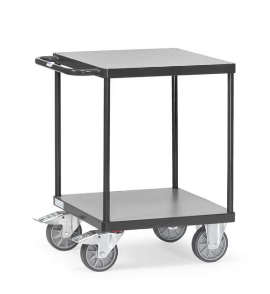Schwere Tischwagen &quot;GREY EDITION&quot; 500 kg, mit quadratischer Ladefl&auml;che