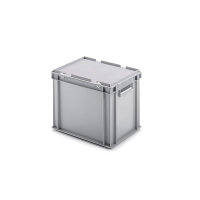 Eurobeh&auml;lter mit Deckel 400 x 300 x 320 Griff...
