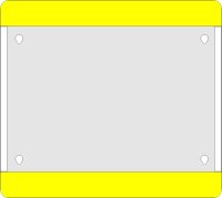 Bodenschild DIN A4 blau geschlossen