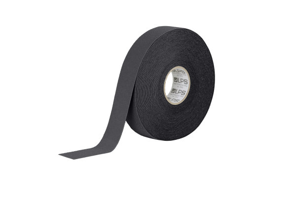 Bodenmarkierungsband retroreflektierend innen und au&szlig;en LPS-5845 schwarz 50 mm 12,5 m