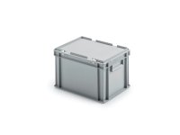 Eurobeh&auml;lter mit Deckel 400 x 300 x 235 Griff geschlossen