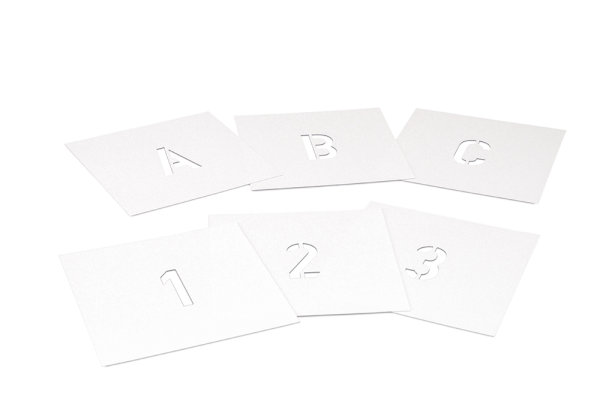 LSS Spr&uuml;hschablonen "0-9" 200 mm 2