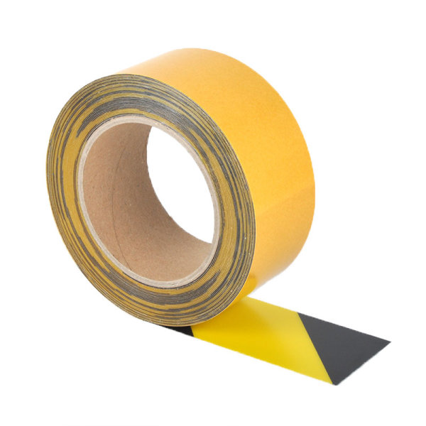 Bodenmarkierungsband PVC strapazierf&auml;hig LPS-5125 50 mm gelb/schwarz 25 m